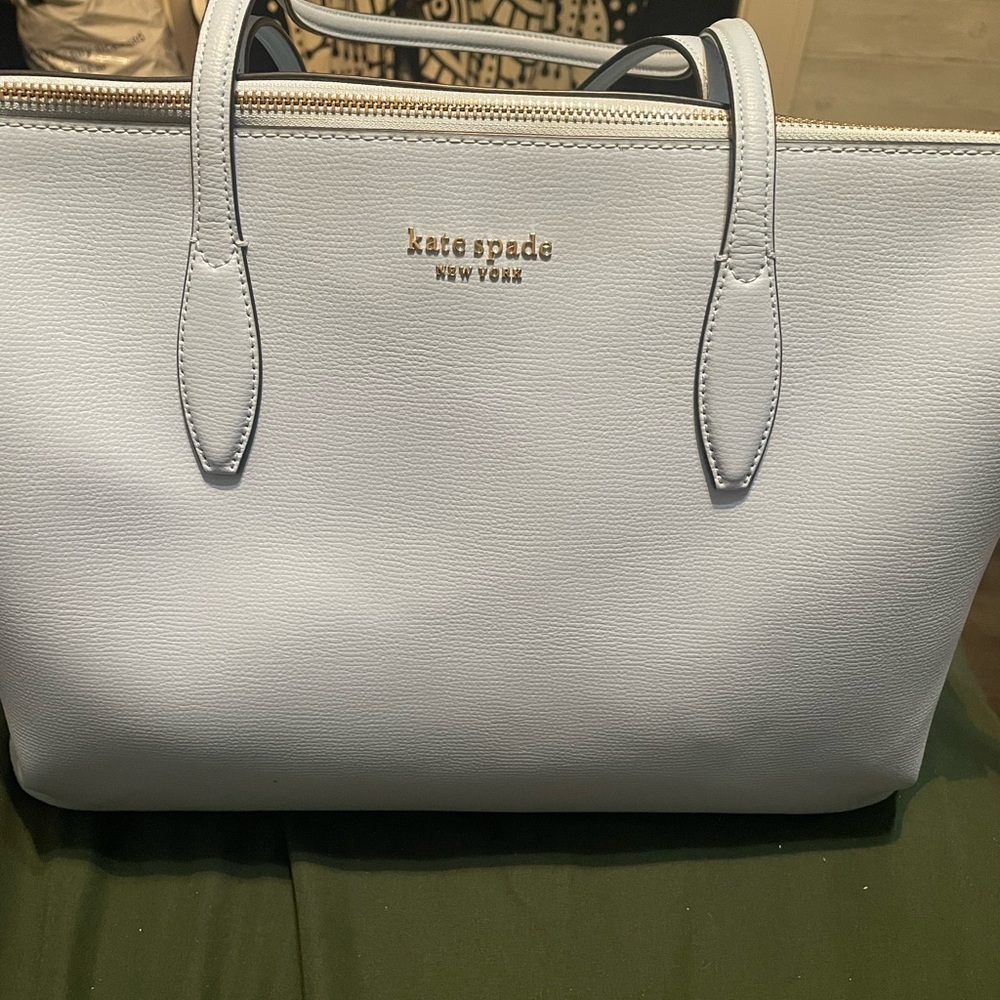 Kate Spade Soft Blue Tote Bag